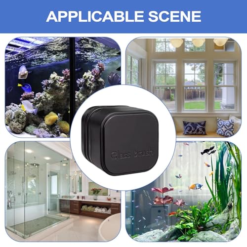 Magnetic Fish Tank Cleaner Small Scrubber Pads Glass Brush Magnetic for | Scrubber Aquarium Cleaning Tool Remover Supplies for Reef, Terrarium, Goldfishes, Turtle