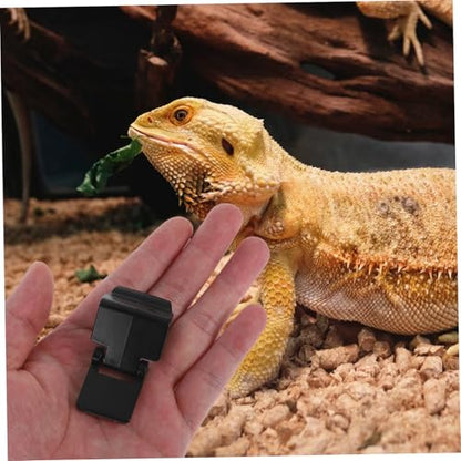 COLLBATH 6pcs Escape Turtle Lock Clips for Reptile Tanks Durable -Escape Clips for Secure Amphibian and Reptile Habitats Easy to Clean and Multifunctional