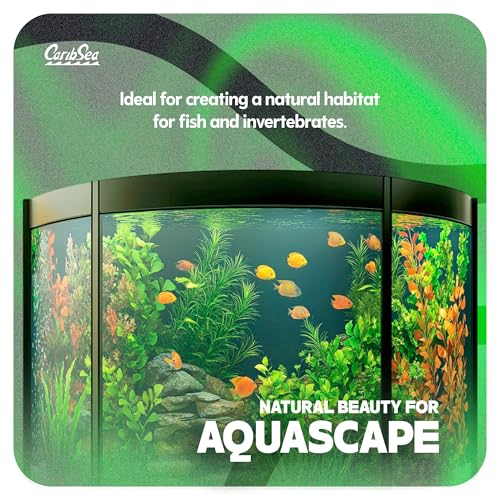 CaribSea Super Natural Moonlight Sand for Aquarium – 5 lb Each – Ideal for Freshwater Aquaria – Perfect for Discus, Tetras, Angelfish, and More – (Pack of 2)