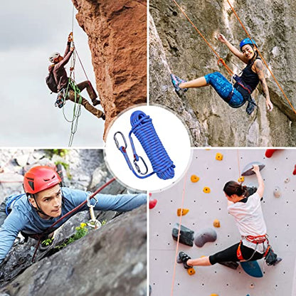 Climbing Rope, Rappelling Rope - color: Blue, size: 32FT