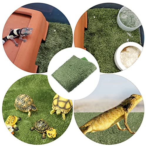 Alipis Reptile Mat Washable Crawl Pets Carpet and Absorbent Terrarium Liner for Bearded Dragons Snakes Turtles and Amphibians