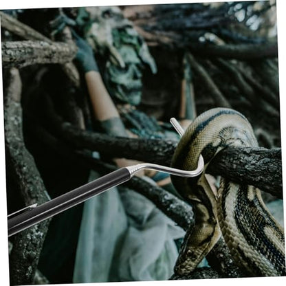 LIOOBO Long Handle Snake Hook Telescopic Reptile Catching Hook and Grabbers for