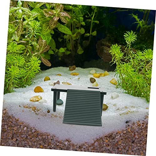 Toddmomy Decorative Turtle Platform Climbing Surface for Fish Tank Landscaping Basking Area for Water Turtles Frogs and Lizards Easy Tool Installation