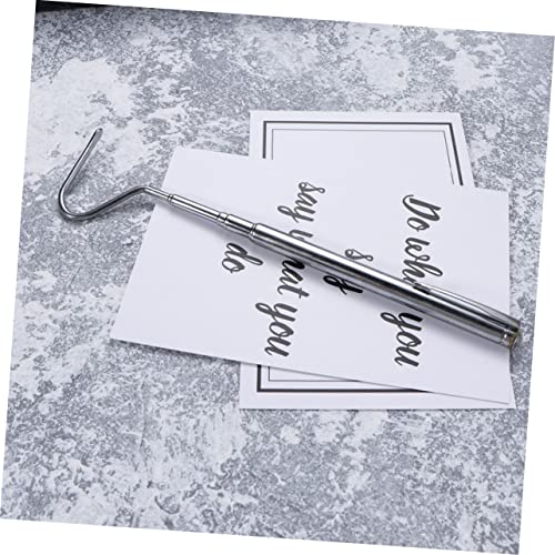 2pcs Stainless Steel Telescoping Reptile Hook Durable Snake Catching Tool for Safe Handling of Snakes and Reptiles Easy to Carry and Store for Maximum Grip