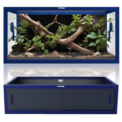 50 Gallon Gecko Tank with 36" Spacer Cabinet, Only for Phailozoo 50 Gallon Reptile Enclosure, Reptile & Amphibian Enclosure Terrarium Stand, 36"x 18" x 10"