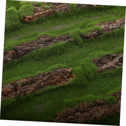 Mikikit Multifunctional Reptile Tank Carpet Realistic Grass Rug for Turtle Basking Pad Aquarium Grass Mat Outdoor Rug