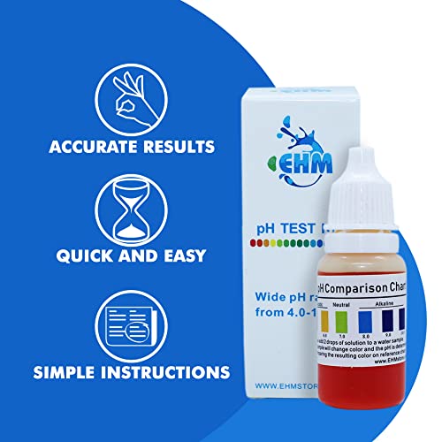 Alkaline Water (ph Test Kit) for Drinking Water Measures pH Level of Water More Accurately Than Test Strips pH Starter Kit Drops Easy to Use