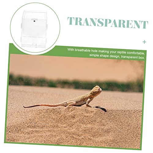 BESPORTBLE Reptile Incubators Terrarium Container Lizard Box Ventilation for Snake Scorpion Habitat