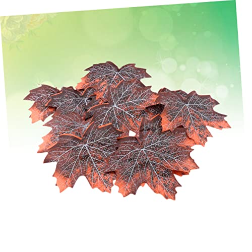 VOSAREA Snakes Cage Decor Reptile Tank Decor Pet Supplies Reusable Maple Leaf Litter