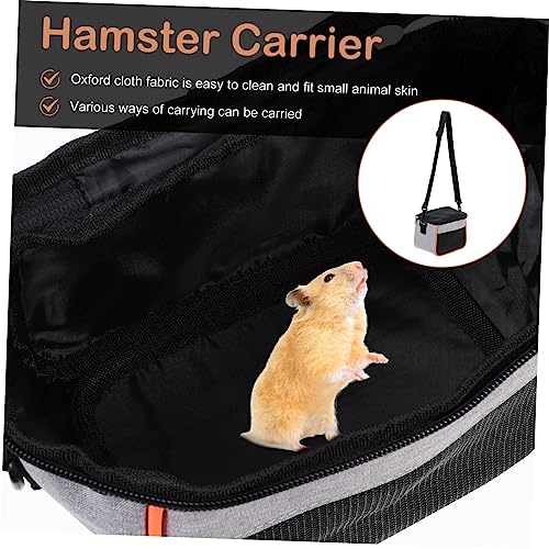 DOITOOL Lightweight Hamster Travel Backpack Guinea Pig Carrier Oxford Cloth for Outdoor