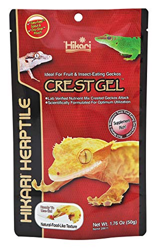 Hikari CrestGel Food for Fruit and Insect-Eating Geckos, 1.76 oz (50g)