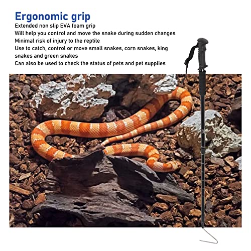 Hook Professional Stainless Steel Retractable Hook with Handle Adjustable Reinforced Lightweight Reptile Catcher Stick Small Grabber Catcher