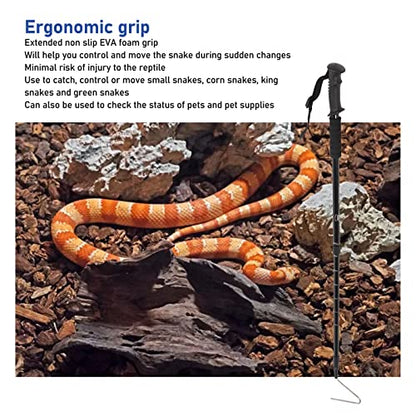 Hook Professional Stainless Steel Retractable Hook with Handle Adjustable Reinforced Lightweight Reptile Catcher Stick Small Grabber Catcher