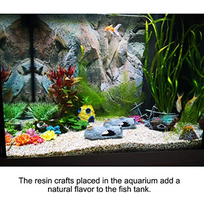 Aquarium Log Aquarium Wood Hollow Tree Trunk Decorations Fish Tank Driftwood Aquarium Hideout Cave Ornament for Fish Tank Terrarium