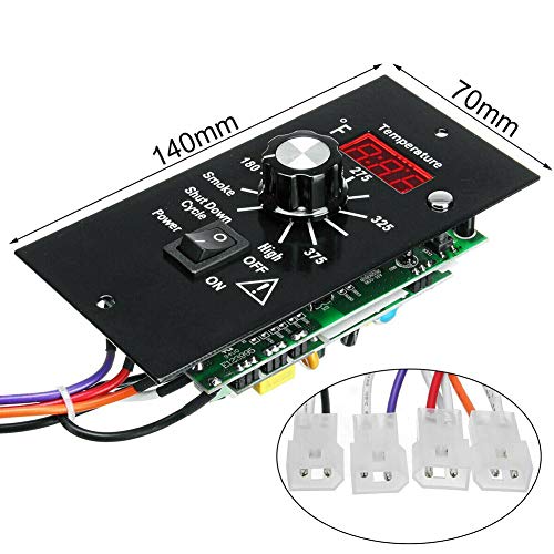Digital Thermostat Kit for Traeger Wood Pellet Grills, Barbecue Grill Replacement Parts, Direct Igniter Temperature Full Control Panel for BBQ Pellet Stove