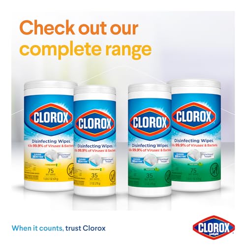 Clorox Disinfecting Wipes ea, White, Citrus Blend, 35 Count, 9.1 Ounce (Pack of 1), (01594)