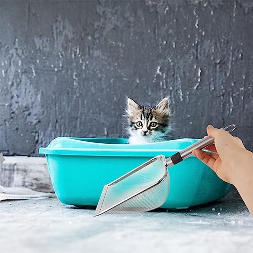 POPETPOP Pet Reptile Litter Scoop Cleaning Shovel for Indoor Terrariums Fine Mesh Design for Easy Waste Removal for Turtles Lizards Snakes and More