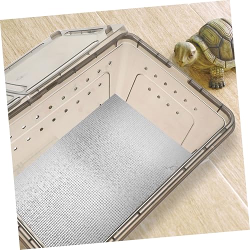 MERRYHAPY 2pcs Reptile Heating Pad with Advanced Reflective Film, Efficient Heat Retention, Portable Heat Mat for Gecko and Reptile Terrarium Use in Winter