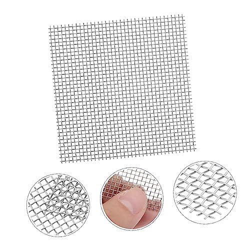 8pcs Fish Tank Breeding Net Stainless Steel Mesh Pad for Aquatic Plant Substrate Moss Met Grass Plant Fixed Net