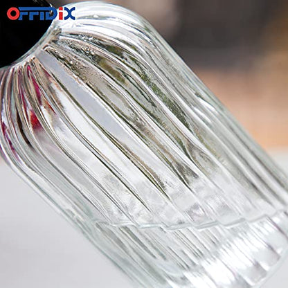 Spray Bottle, Pressure Watering Can, Handheld Spray Bottles, Outdoor Indoor Plant Mister, 0.4L/13.5oz Glass Water Spray Bottle for Garden, Plants, Cleaning, Hairdressing (Clear) - color: H-Clear