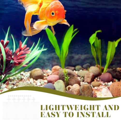 4pcs Aquarium Divider Fish Tank Grid Bottom Isolation Panels with Suction Cups, Plastic Separator for Betta Fish Breeding and Reptile Tanks