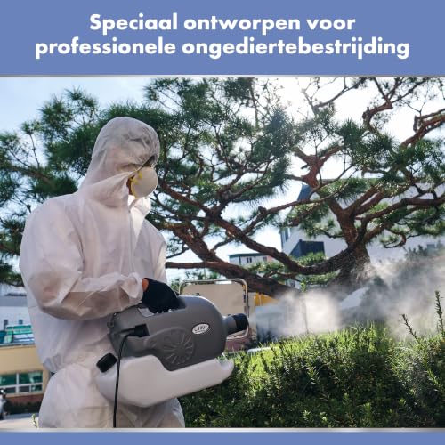 C100 Plus Mosquito Fogger Machine, Bug Fogger, Mosquito Sprayer, Mist Blower, ULV Cold, 26 Ft Spray, 1250W Samsung Motor, Adjustable 5-50 Micron, Tick, Bee, Outdoor Fogger 110V - size: 1.1 Gallon - 4 Liters