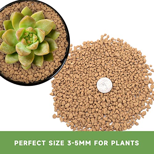 2.5lb Hard Akadama Bonsai Soil 1/8-1/4 inch Small Grain for Cactus, Succulents, Bonsai Plants Soil Amendment, Prevent Over Water, Provides Optimal Water Retention, Fast Drainage - color: Hard Akadama Bonsai Soil, size: 2.5lb
