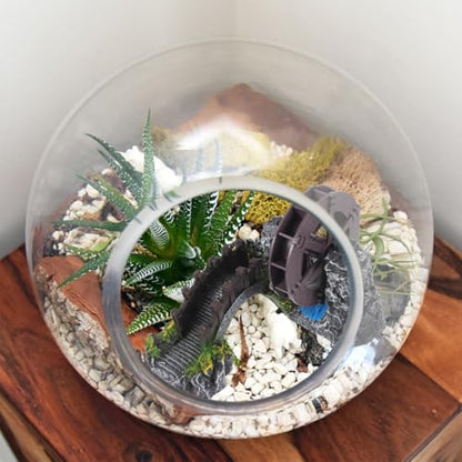 KESYOO Solar-Powered Windmill Water Wheel Oxygen Pump for Fish Tank Garden Decor