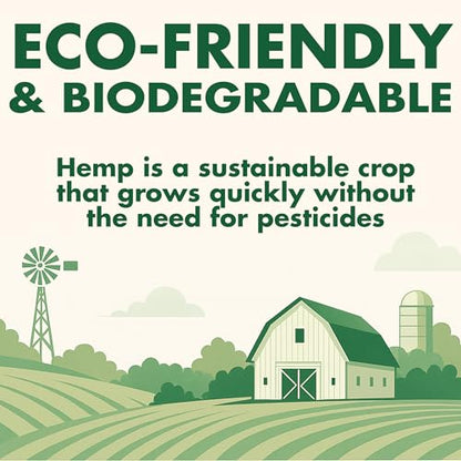 Hemp Bedding – Low Dust, Super Absorbent, Natural Odor Control, Eco-Friendly for Chicken Coops, Rabbits, Horses & Reptiles, 33 lb (Pack of 1) - size: 33 Pounds (Pack of 1)