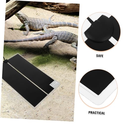 Levemolo 3pcs Reptile Heating Pad Thermostat for Terrarium Under Tank Heater for Snakes Lizards and Crabs Standard Voltage