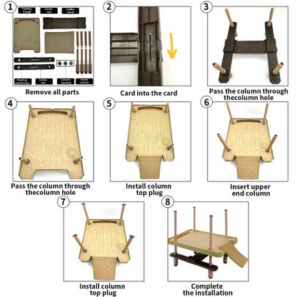 Tfwadmx Large Turtle Basking Platform, Floating Turtle Dock, Turtles Platform for Aquarium,Aquatic Turtles, Frogs, Crabs