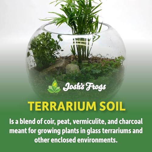 Josh's Frogs Sprig & Stone Terrarium Soil, 4 Quart | For Open and Closed Terrariums - size: 4 Quart