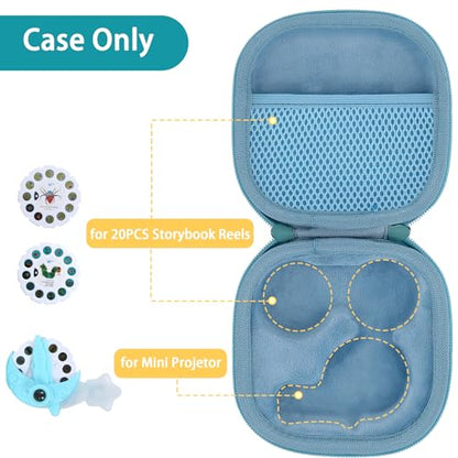 Aenllosi Hard Case for Moonlite Mini Projector Gift Pack fits upto 20 | EVA case construction, Water-resistant design, Dust-resistant design, Smooth zipper access, Carry handle, Case only - color: Deep Green