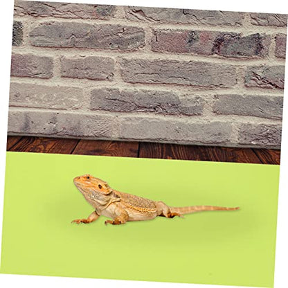 2pcs Reptile Tank Lizard Accessories Mat Substrate Liner for Bearded Dragon Reptile Carpet Mat for 10 Gallon Terrarium
