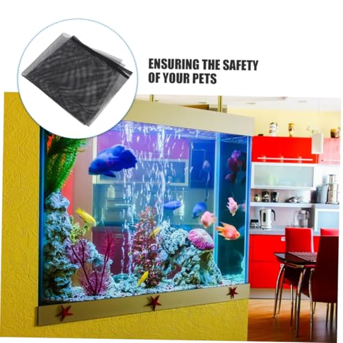 BESPORTBLE Aquarium Jumping Net Cover Plastic Mesh Screen Lid for Fish Tank Versatile Divider Panel for Betta Fish and Terrarium