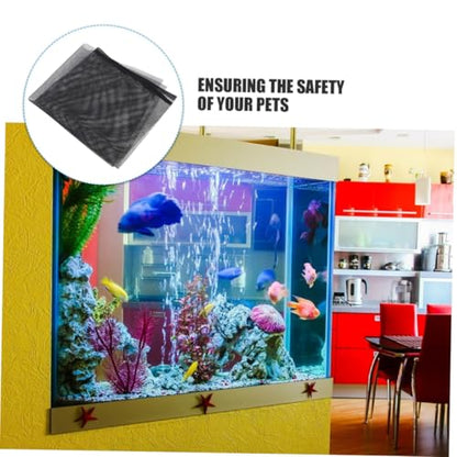 BESPORTBLE Aquarium Jumping Net Cover Plastic Mesh Screen Lid for Fish Tank Versatile Divider Panel for Betta Fish and Terrarium