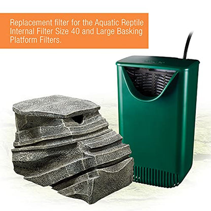 Zilla Reptile Pet Terrarium Water Filter Replacement Cartridge, Large,3 Count (Pack of 2) - size: Large (Pack of 2)