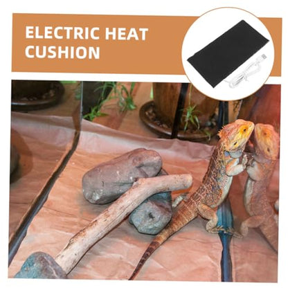 Abaodam 2pcs USB Heat Mat for Small Pets Gentle Skin-Friendly Heating Pad for Reptiles Hamsters and Safe Under Tank Heater for Terrariums and Pet Enclosures