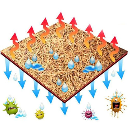 BESTonZON 2 Pcs Natural Coconut Fiber Reptile Bedding Mat Protects Reptile Limbs No Deformation Sturdy Coconut Material Pet Box and Microlandschaft Landscaping