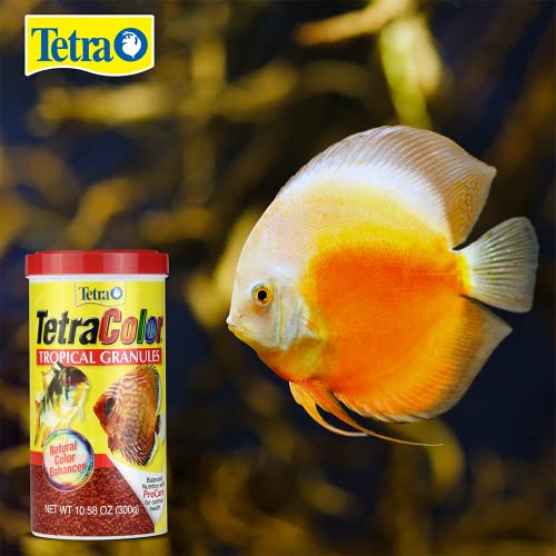 TetraColor XL Tropical Granules with Natural Color Enhancer, 10.58 Oz - size: 10.58 Ounce (Pack of 1)