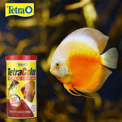 TetraColor XL Tropical Granules with Natural Color Enhancer, 10.58 Oz - size: 10.58 Ounce (Pack of 1)