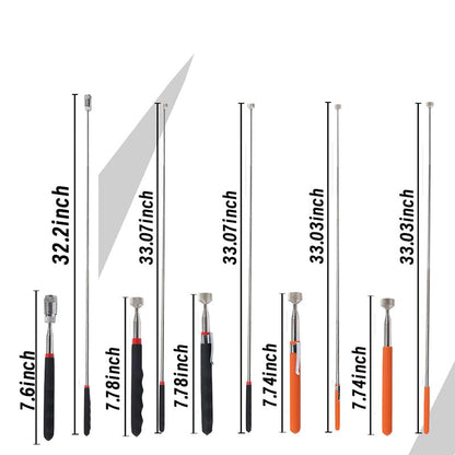 Magnetic Pick Up Tool 10 Pack, Telescopic Magnet Sticks | Extendable Length up to 30 inches, Best Gadgets Gifts for Boyfriend Husband Dad - size: 10 Pack