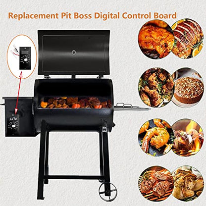 Replacement Digital Thermostat Controller Board for Pit Boss，Compatible with Pit Boss Wood Pellet Grills, Replace for PB700, 340, 440, 820, BBQ Temperature Controller，with W/LCD Display - size: Replacement Digital Thermostat Controller Board