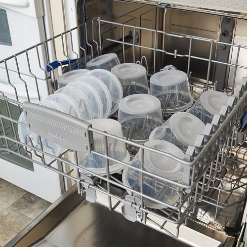 DuraHome Food Storage Containers with Lids Freezer Deli Cups 90 Sets Expanded Combo Pack 8oz 12oz 16oz 24oz & 32oz BPA-Free Leakproof Round Clear Takeout Meal Prep Microwavable, Airtight Lids - style: 90 Sets - Expanded Variety
