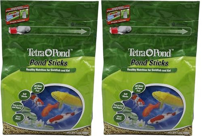 TetraPond Pond Sticks, Healthy Nutrition for Goldfish and Koi (Pack of 2) - size: 1 Pound (Pack of 2)