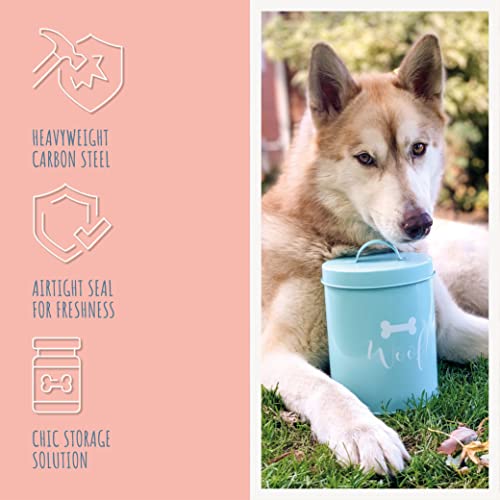 1.4 Qt. Small Treat Canister (Casper (Powder Blue)) - color: Casper (Powder Blue)