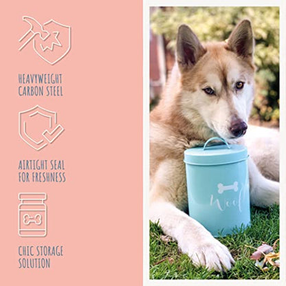 1.4 Qt. Small Treat Canister (Casper (Powder Blue)) - color: Casper (Powder Blue)
