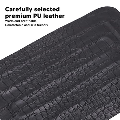 FTVOGUE Reptile Heating Pad, PU Leather Heating Mat with 3 Temperature Settings Up to 122°F, 8.5W 5V Pet Warmer Mat with 30 Minute Timer for Reptiles Turtles Lizards Snakes (1522)
