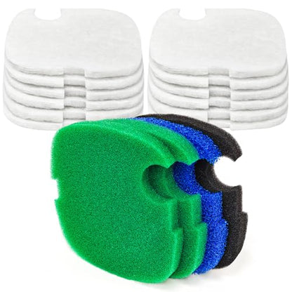 HW-303B Canister Filter Pads Compatible with SUNSUN HW-303B/703B, CF Series Canister Filter Replacement Parts for Aquatop Canister Filter Canister Filter Media for Aquarium Fish Tansk Turtle Tank