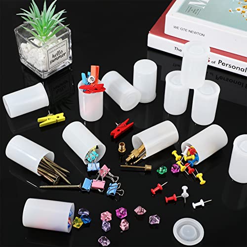 JOVITEC 100 Pcs Plastic Film Canister Holder 35 mm Empty Camera Reel Containers Storage Containers Case with Lids for Small Accessories Fish Hook Film Beads(White) - color: White
